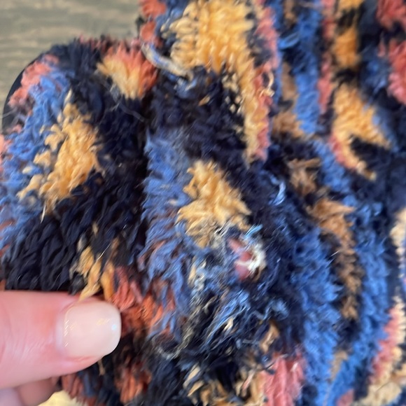 Faherty Kids Mountain Sunset High Pile Fleece Jacket size 5 blue - Picture 6 of 8